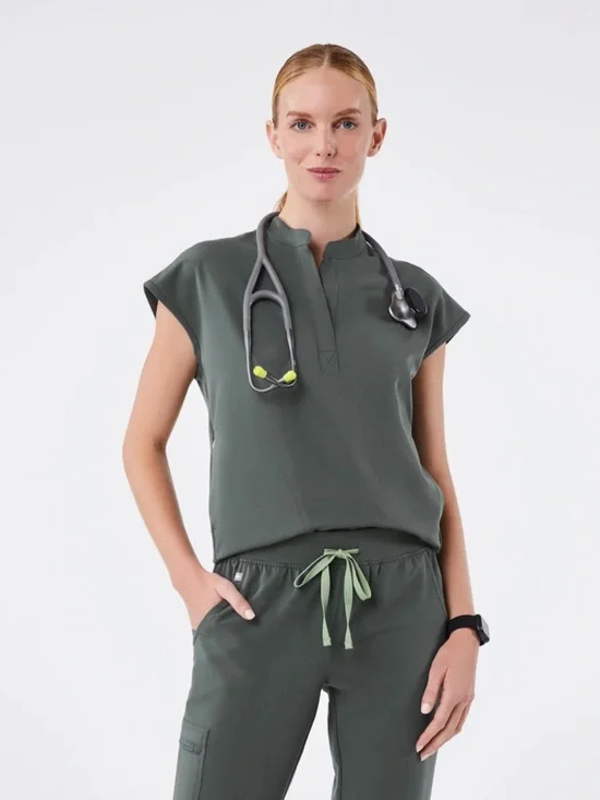 FIGS Bonsai Rafaela Oversized Scrub Top Small Zamora Jogger Scrub Pants Medium - Picture 3 of 3